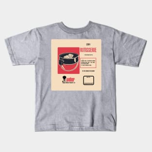 Original Weber Rotisserie Box Art Kids T-Shirt